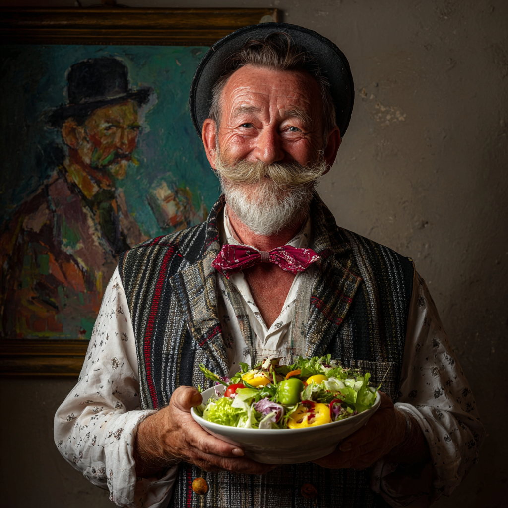 Idősebb magyar házaspár közösen főz egészséges ételeket, boldog és aktív életmód